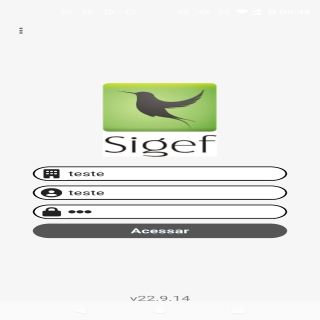 Android application SigefCobrança screenshort