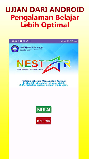 Android application MYSIS - Ujian Pakai HP screenshort