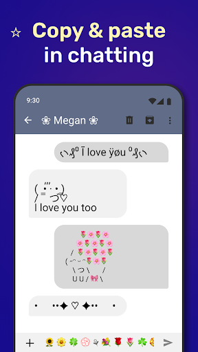Screenshot of Aesthetic Symbols - Fancy Text