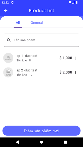 TDG POS Quản lý bán hàng Screen 2
