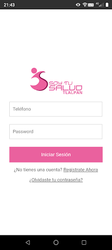 Android application Soy Tu Salud Tlalpan screenshort