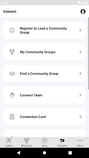 Desperation Church App Screen 3