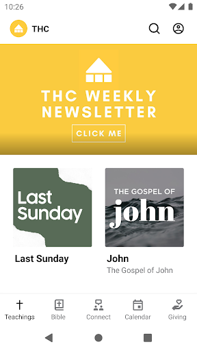 Android application The Home Church Rowland screenshort