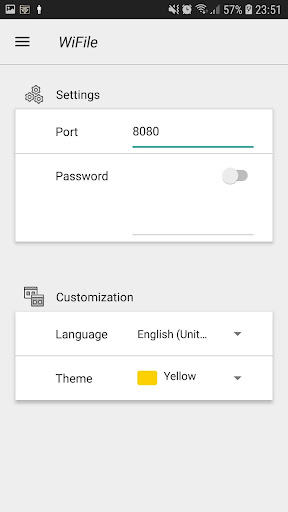 WiFile Explorer Screen 2