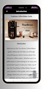 TrueBrew Coffee Maker Guide
