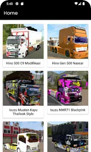 Mod Truk Kontes Bussid