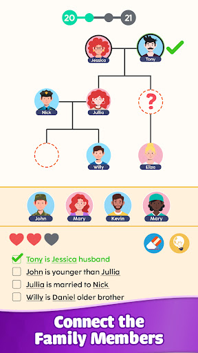 Android application Family Puzzle: Tree Logic screenshort