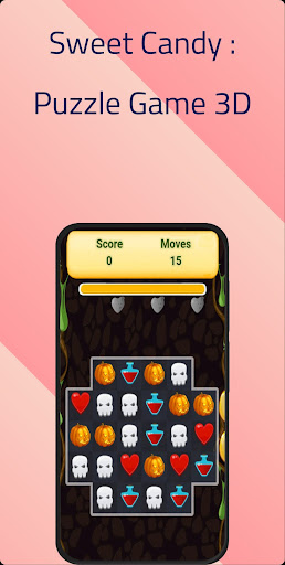 Sweet Candy Puzzle Game 3D Screen 3
