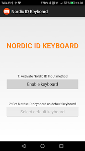 Nordic ID Keyboard Unknown