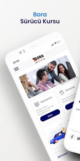 Android application Bora Sürücü Kursu screenshort