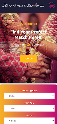 Android application Bhandhavya Matrimony screenshort