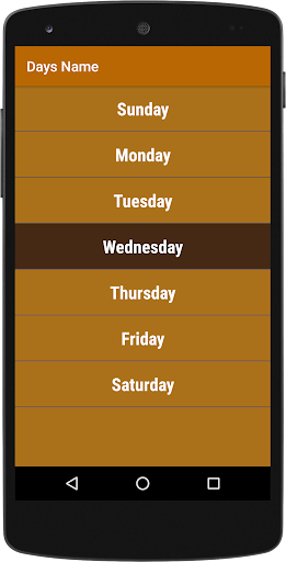 Learning Days of the Week and Months of Year names