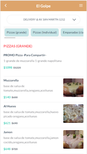 Pizzería El Golpe Screen 3