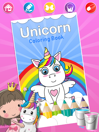 Unicorn Coloring Pages