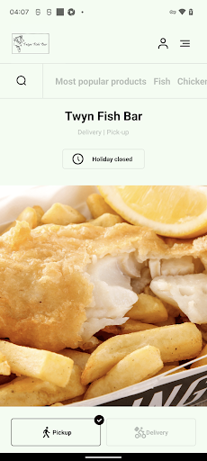 Android application Twyn Fish Bar CF47 screenshort