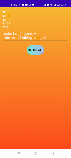 Android application completion string adjustment screenshort