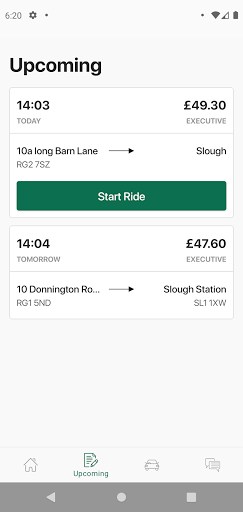 CabTime Driver Screen 2