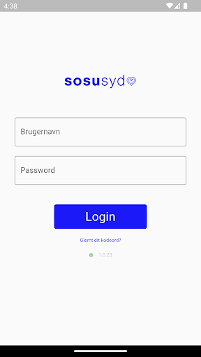 Android application Sosu syd SPS screenshort