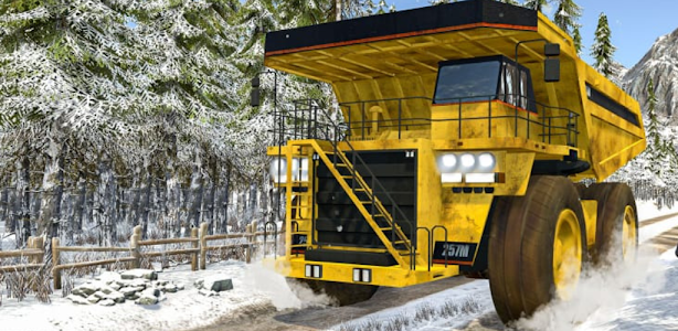 Snow Dump Truck Driving Game Unknown