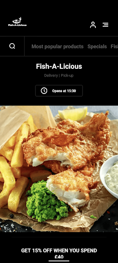 Android application Fish-a-licious screenshort