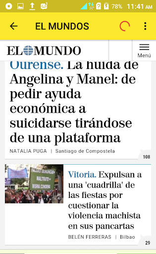 Noticias de España Screen 2