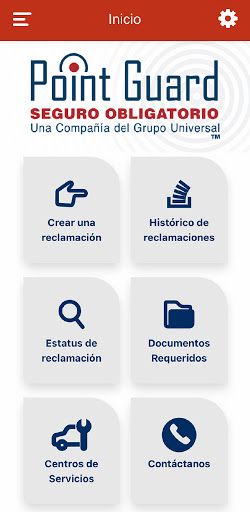 Android application Point Guard Insurance screenshort