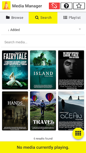 Android application Remote Media Manager for VLC screenshort