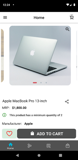 Citytech React nopCommerce Screen 2