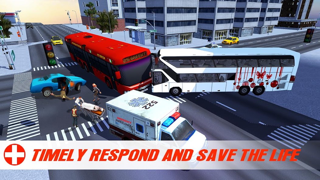 Ambulance Driving Game: Rescue banner