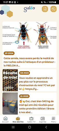 Android application Galeo screenshort