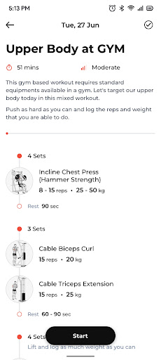 Advantage Fitness Screen 3