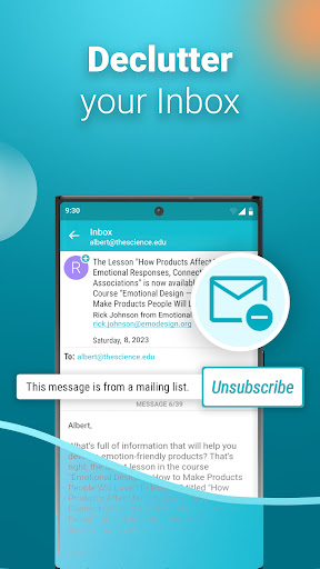 Screenshot of Email Aqua Mail - Fast, Secure