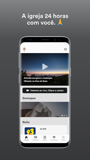 Android application Igreja apostólica chama viva screenshort
