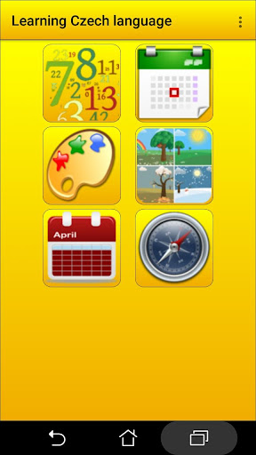 Learning Czech language Screen 2