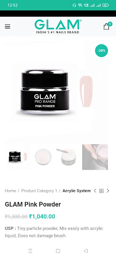GLAM Indias #1 Nails Brand Screen 3