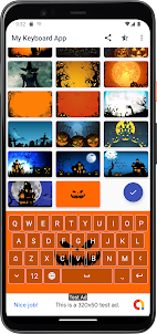Halloween keyboard theme
