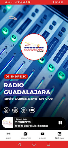 Android application Radio Guadalajara 1.410 AM screenshort