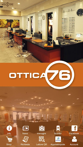 Android application Ottica76 screenshort