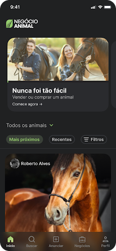 Android application Negócio Animal screenshort