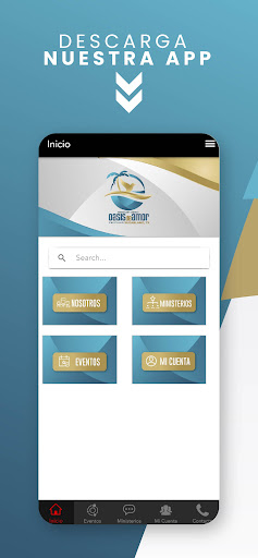 Android application IglesiaOasis de Amor Cristiano screenshort
