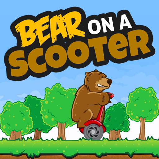 Bear On A Scooter 1.0.1 Icon