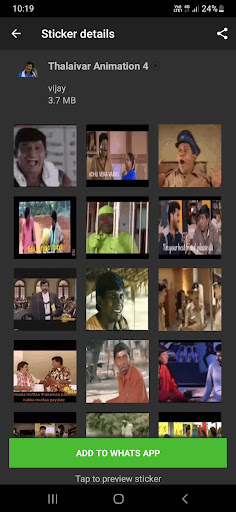Vadivelu Animated Sticker 2022 Screen 3