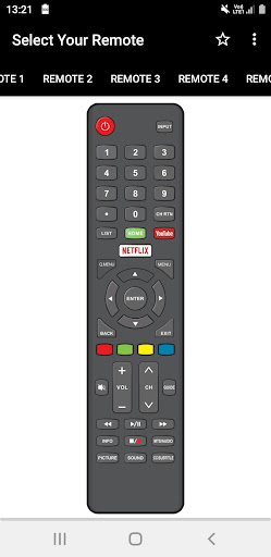 Prima TV Remote Screen 3