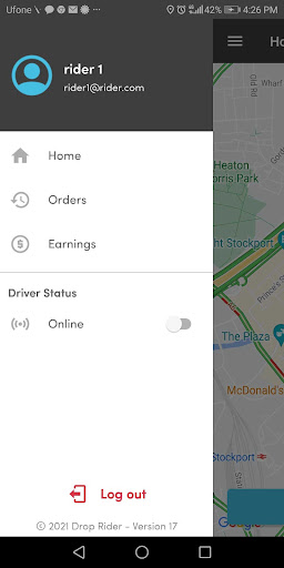 Android application Drop Driver screenshort