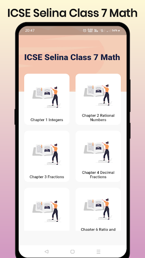 Android application ICSE Selina Class 7 Math screenshort