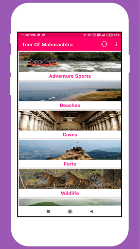 Android application Tour Of Maharashtra screenshort