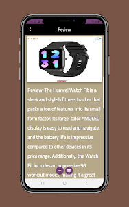 Huawei watch Fit Guide