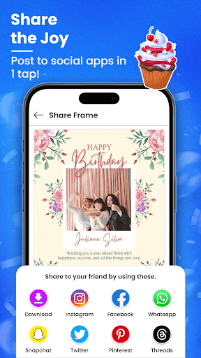 Birthday Photo Frame & Editor screenshot 8