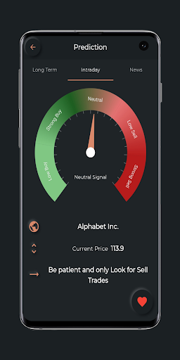 Stock Market Predictor Screen 3