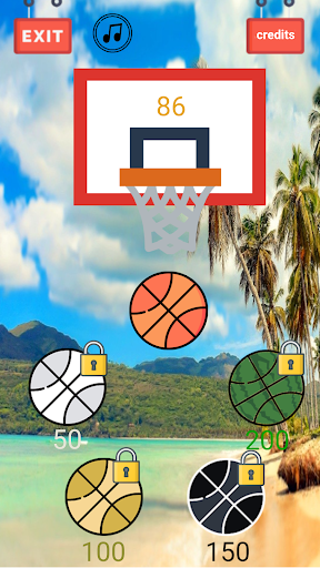 Android application Beach Basketball screenshort